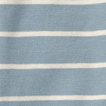 Little Planet by Carter's Boy 2-piece Shorts Set made with Organic Cotton, Blue and White Stripes, 2T