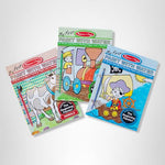 Melissa & Doug My First Paint with Water Activity Books Set - Animals, Vehicles, and Pirates - FSC Certified