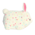 Aurora Adorable Spudsters Connie Confetti Bunny Stuffed Animal - Seasonal Plush For The Spring Season - Perfect for Kids All Ages and Animal Loving Adults - White 10.5 Inches