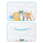 GFQLONG Toddlers Baby Boys Pack of 3 Cotton Short Sleeve Shirts Clothes Dinosaur Graphic T-Shirt Outfit,Sharks,1-2T