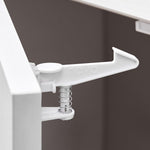 Inaya Cabinet Locks Baby Proofing - Child Proof Drawer Locks - Child Safety Cabinet Latches with 3M Adhesive Easy Installation - No Drilling or Extra Screws (8 Pack)