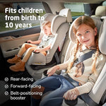 Maxi-Cosi Pria All-in-One Convertible Car Seat, Infant to Toddler Car Seat, Easy-Install Harness, Machine-Washable Cover, 5-100 lbs, Blackened Pearl
