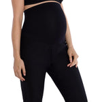 Motherhood Maternity Women's Maternity Super Stretch Secret Fit Belly Ankle Skinny Work Pant, Black, Large