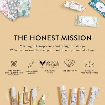 The Honest Company 2-in-1 Cleansing Shampoo + Body Wash and Face + Body Lotion Bundle | Gentle for Baby | Naturally Derived | Sweet Almond Nourish, 18.5 fl oz