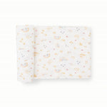 Little Unicorn Premium Stretch Knit Swaddle Blanket | Super Soft with Optimal Stretch & Breathability for swaddling (Rainbows)