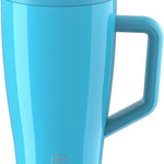 BrüMate Era 40 oz Tumbler with Handle and Straw | 100% Leakproof Insulated Tumbler with Lid and Straw | Made of Stainless Steel | Cup Holder Friendly Base | 40oz (Dune)