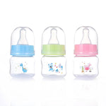 Baby Bottle Portable Baby Nursing Bottle 1.7oz Wide Neck Natural Flowing Easy to Milk Bottle for Infant Pet Dog