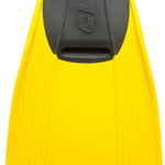 Cressi Clio Full Foot Pocket Fins, Yellow, 30/32