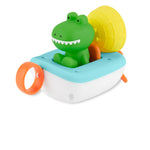 Skip Hop Baby Bath Toy Croc The Boat 3-Piece Set, Zoo