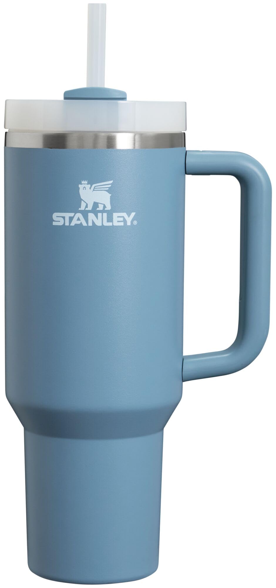 Stanley Quencher H2.0 FlowState Stainless Steel Vacuum Insulated Tumbler with Lid and Straw for Water, Iced Tea or Coffee, Smoothie and More, Rose Quartz 2.0, 30 OZ / 0.89 L