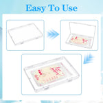 8 Pcs Clear Flat Breast Milk Freezer Storage Organizer, Space Saving Breastmilk Freezer Tray for Breastfeeding Bag Organization, Reusable Breastmilk Storage Containers, 7.48 x 5.11 x 0.67 in