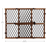 Evenflo Position & Lock Baby Gate, Pressure-Mounted, Farmhouse Collection