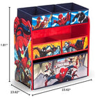 Delta Children Multi-Bin Toy Organizer, Marvel Spider Man
