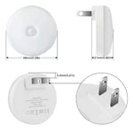 myCozyLite Night Lights Plug into Wall, Amber LED, 2 Pack, Motion Sensor Night Light, Automatic Motion Activated Light Indoor, for Bathroom, Bedroom, Kitchen, Hallway, Stairway, Kids, Adults