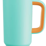 40 oz Tumbler with Handle and Straw: Stainless Steel Insulated Tumbler Keeps Cold for 24 Hours, Leakproof Travel Cup Fits in Cup Holder and BPA-Free, Cotton Candy