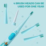 Vekkia Sonic Rechargeable Kids Electric Toothbrush(Blue)