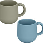 Pack of 2 Silicone Drinking Mug Cup for Toddler Kids and Children (Color 3)