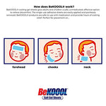 BEKOOOL Soft Gel Sheets for Kids for Cooling Relief from Fever discomfort | 4 Count
