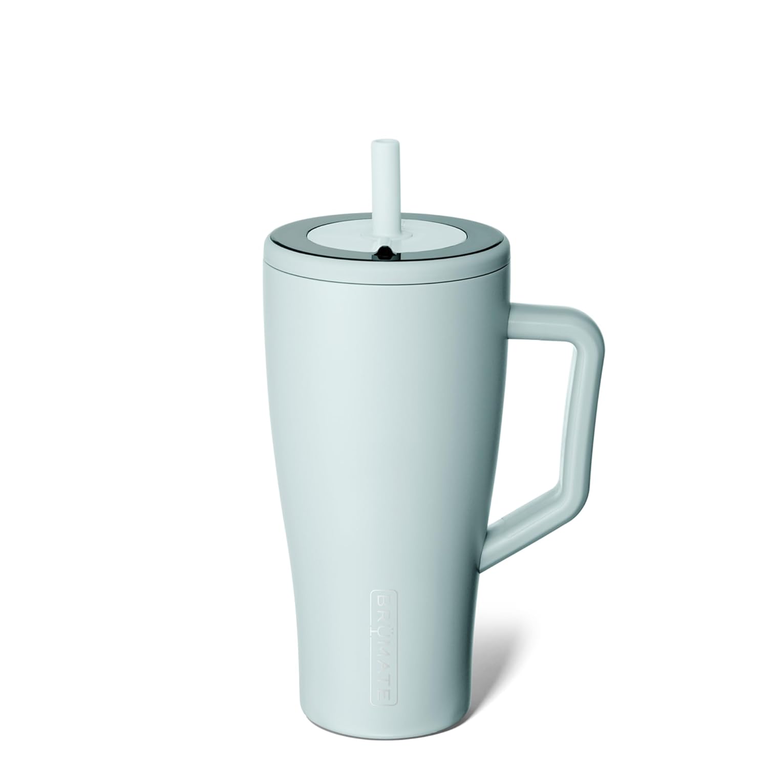 BrüMate Era 40 oz Tumbler with Handle and Straw | 100% Leakproof Insulated Water Bottle Tumbler with Lid and Flexible SoftSip Straw | Made of Stainless Steel | Cup Holder Friendly | 40oz (Lavender)