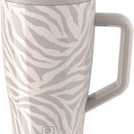 BrüMate Era 40 oz Tumbler with Handle and Straw | 100% Leakproof Insulated Tumbler with Lid and Straw | Made of Stainless Steel | Cup Holder Friendly Base | 40oz (Dune)