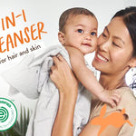 Babo Botanicals Fragrance-Free 2-in-1 Baby Shampoo & Wash - Shea Butter, Calendula & Aloe - EWG Verified, Cruelty-Free, Vegan - Pediatrician Tested - 16 Fl Oz