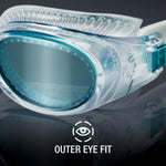 Speedo Unisex-Adult Swim Goggles Hydrospex Classic, Clear