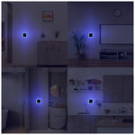6 Pack Blue LED Night Light Plug in, Dusk to Dawn Sensor Automatic On and Off, Energy Efficient, Soft Glow Kids, Nursery, Bedroom, Bathroom, Hallway, Stairs, Kitchen