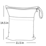 ALVABABY 3pcs Large Baby Swim Diapers with 1pcs Wet Bag Reuseable Washable & Adjustable for Swimming Lesson & Baby Boy and Girl 3ZYKL02