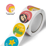 1500PCS Cute Animal Stickers,1 Inch 24 Styles Teacher Reward Stickers for Kids Classroom Supplies Motivational Potty Training Sticker Incentives Sticker for Kids Toddlers School Home (Animal1)