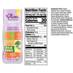 Plum Organics Mighty Puffs Organic Baby Food - Carrot and Broccoli - 1.85 oz Canister - Ancient Grains and Chickpea Snacks