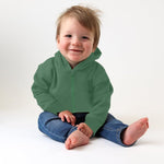 ZOELNIC Toddler Boy Clothes Fall Winter Jacket Hooded Sweatshirt Tops Cool little Dude Letter Printed Long Sleeve Hoodie (Green, 12-18 Months)