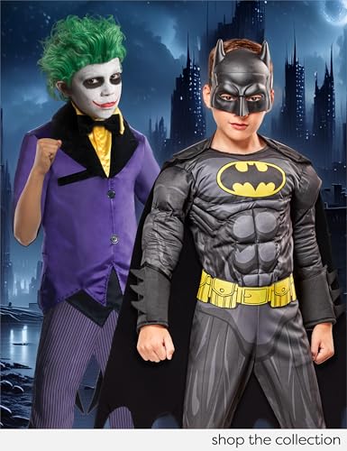 Rubies DC Comics Deluxe Boy's Batman Costume for Themed Parties and Halloween, X-Small