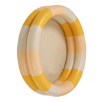 Inflatable Pool Baby Retro Blow Up Swimming Pool Family Cute Thickened Water Pool (Yellow Stripe)