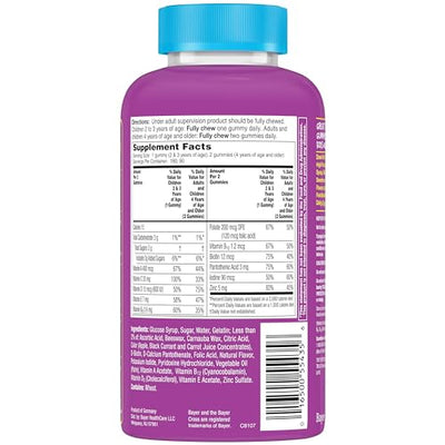 Flintstones Vitamins Complete Gummies, Kids Vitamins with Vitamin C for Toddlers and Children, Vitamins for Kids with Vitamin A, B6, B12, E & Zinc, 180 Count