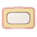 Baby Wipe Warmer, Constant Temperature Evenly Heating Portable USB Wet Wipe Heater Pink Large Capacity Baby Wipe Holder