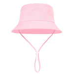 Durio Baby Girl Sun Hat Sun Protection Baby Girl Hats Wide Brim Baby Girl Summer Hat Beach Hat Toddler Hats for Girls Boys D Pink Solid 12-24 Months