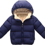 Toddler Baby Hooded Down Jacket Boys Girls Kids Thicken Warm Winter Coat Outerwear 1-7t