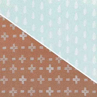 Delta Children Fitted Crib Sheets for Girls and Boys - 100% Organic Cotton Crib Sheet for Standard Crib and Toddler Mattresses - 28x52 Inch - GOTS Certified (Pack of 2), Neutral Boho