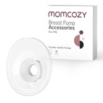 Momcozy M5 Hands-Free Wearable Breast Pump, Double-Sealed Flange for Baby-Like Comfort, 3 Modes & 9 Suction Levels, Portable Electric Pump – 24mm, 2-Pack Cozy Red
