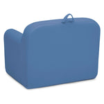 Delta Children Cozee Chair -Foam Kids Chair for Ages 18 Months and Up, Indigo