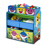 Baby Shark Design & Store 6 Bin Toy Storage Organizer by Delta Children