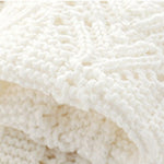 Knitted Baby Girls Cardigan Sweater Toddler Knit Crochet Button Closure Cardigan Top Outwear White