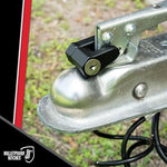 Bulletproof Hitches - Trailer Latch Lock - Trailer Coupler Latch Lock - Fits All 1-7/8", 2", and 2-5/16" Couplers - Cut-Resistant & Pick-Resistant