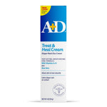 A+D Zinc Oxide Diaper Rash Treatment Cream, Dimethicone 1%, Zinc Oxide 10%, Easy Spreading Baby Rash Cream, 4 Ounce Tube (Packaging May Vary)