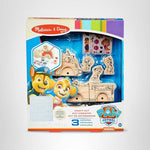 Melissa & Doug PAW Patrol Wooden Vehicles Craft Kit - 3 Decorate Your Own Vehicles, 3 Play Figures
