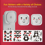 YUNLEX 2 Pack Plug in Night Light with Motion Sensor & Dusk to Dawn Sensor, 3 Sensor Modes, Red Night Lights Plug into Wall, Dimmable Nightlight for Bedroom, Bathroom, Indoor, Gifts for Adults, Kids