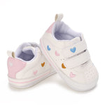 Clowora Baby Boys Girls Shoes Non-Slip Rubber Sole Sneakers Infant First Walking Toddler Crib Shoes Newborn Loafers Flats. (11/Multi-Color,12-18 Months)