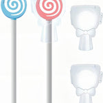 Y-Kelin Kids Tongue Scraper for Ages 2-8, 100% BPA-Free Silicone Cleaner – Cute Lollipop with Easy-to-Grasp Handles and Smiley Covers, Helps Freshen Bad Breath, Pack of 2