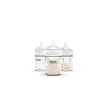 NUK Simply Natural Baby Bottle Nipples - Medium Flow Silicone Extra Soft Anti-Colic Air System BPA-Free Pack of 2