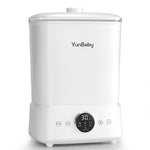 YunBaby Baby Bottle Sterilizer and Dryer, 5-in-1 Electric Steam Cleaner with 2-Layer Large Capacity, Universal for All Baby Items, Bottles/Accessories, One-Touch Control & Auto Shut Off